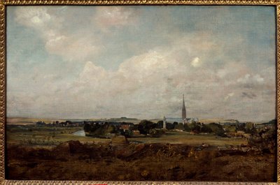 View of Salisbury in England by John Constable