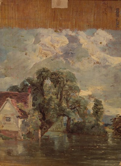 Willy Lots Cottage, near Flatford Mill by John Constable