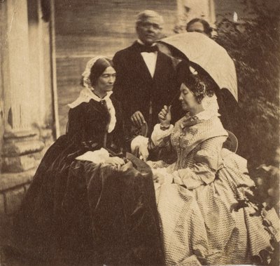 Countess Canning with Guests, Government House, Allahabad, 1858 by John Constantine Stanley