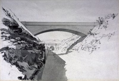 Beechwood Tunnel, 27th July 1837 by John Cooke Bourne