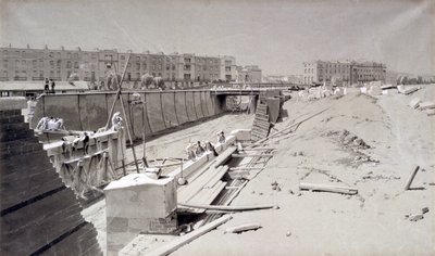 Hampstead Road Bridge, from the Camden side, 11th August 1836 by John Cooke Bourne