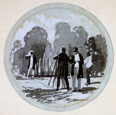 Levelling, London & Birmingham Railway, c.1838 by John Cooke Bourne