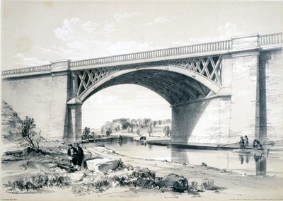 Nash Mill Bridge, near Kings Langley, Hertfordshire, 1839 by John Cooke Bourne