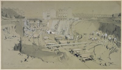 Park Street, Camden Town, 17th September 1836 by John Cooke Bourne