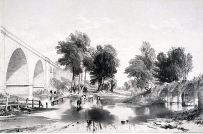 Viaduct over the River Blythe, London & Birmingham Railway, 1839 by John Cooke Bourne