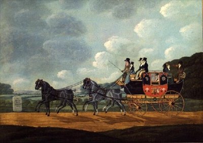 The Royal Mail Coach, London to Birmingham by John Cordrey