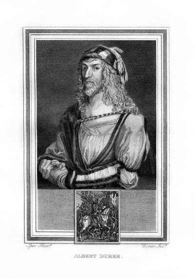 Albrecht Dürer, German Northern Renaissance Painter and Engraver, 1825 by John Corner