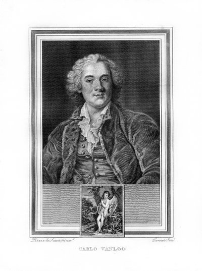Carle or Charles-Andre van Loo, French Subject Painter by John Corner