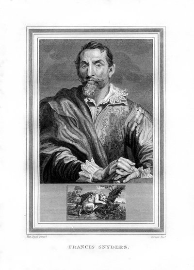 Frans Snyders, Flemish Baroque Era Painter, 1825 by John Corner