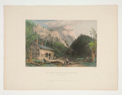 The Notch House, White Mountains, New Hampshire, Illustration for Nathaniel Parker Willis by John Cousen