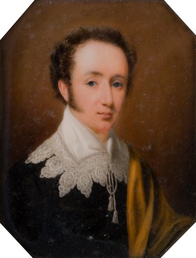 Portrait of George, Viscount Newport later 2nd Earl of Bradford by John Cox Dillman Engleheart