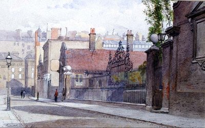 Emmanuel Hospital, Buckingham Gate, View from the Street by John Crowther