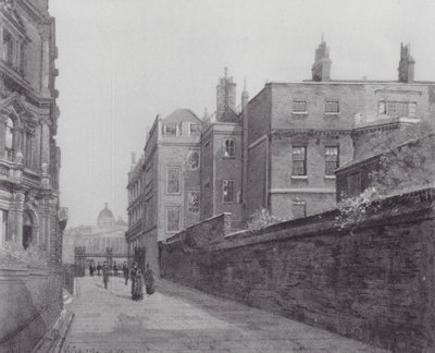 Lost London: Passage in Spring Gardens from Trafalgar Square to the Mall by John Crowther