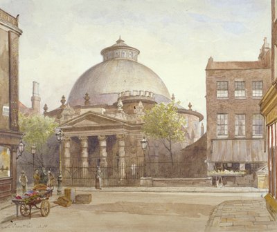 Spa Fields Chapel, Exmouth Street, Finsbury, London, 1886 by John Crowther