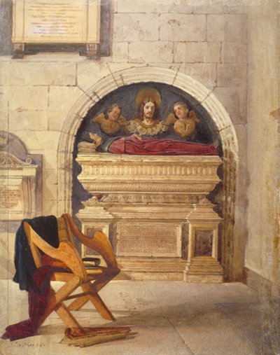 Tomb of Dr John Yonge, Rolls Chapel, Chancery Lane, London by John Crowther