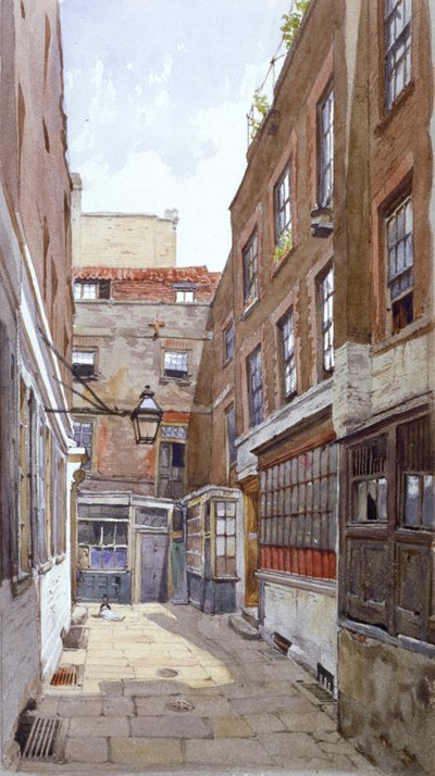 View of Apollo Court, Fleet Street, City of London by John Crowther