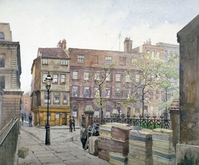 View of buildings in Great St Helen