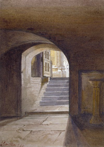 View of the Chapel of St Peter ad Vincula in the Tower of London, 1884 by John Crowther