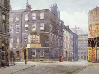View of the Junction of Howard Street and Norfolk Street, London by John Crowther