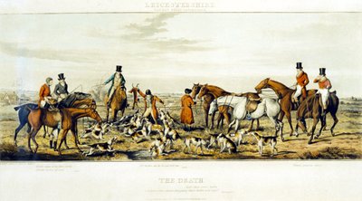 The Death, The Leicestershires (engraved by Henry Alken) by John Dean (after) Paul