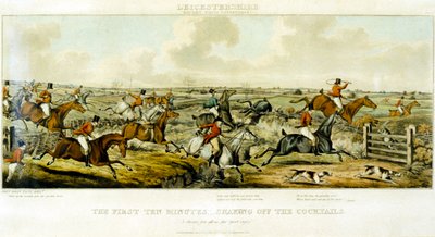 The First Ten Minutes, The Leicestershires (engraved by Henry Alken) by John Dean (after) Paul
