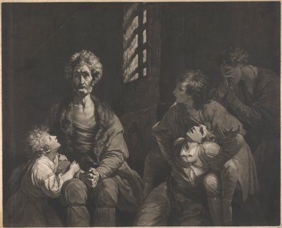Count Ugolino della Gherardesca and His Sons in Prison by John Dixon