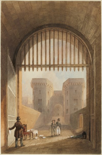 Gateway of the Gaol, Newcastle upon Tyne by John Dobson