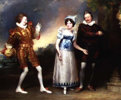 Master Page, Anne Page and Slender by John Dowman