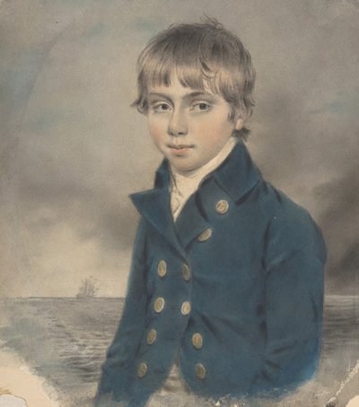 Memento Portrait of a Young Midshipman by John Downman
