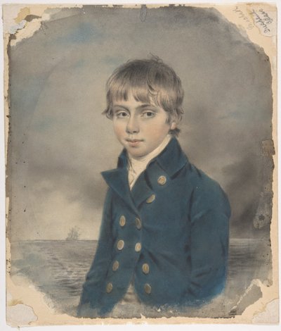 Memento Portrait of a Young Midshipman by John Downman