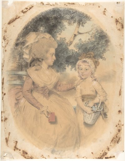 Mrs. Morgan and Her Child by John Downman