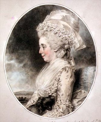Portrait of Mrs Bailey of St. Neots by John Downman