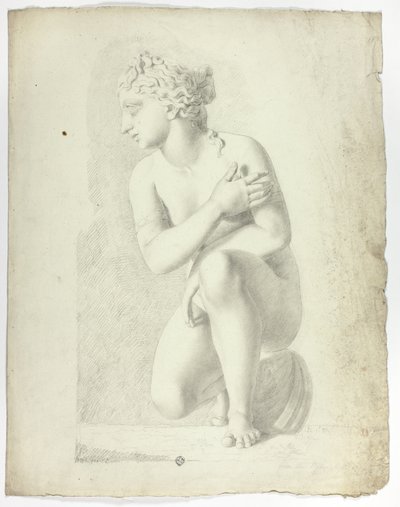 Statue of Crouching Venus by John Downman
