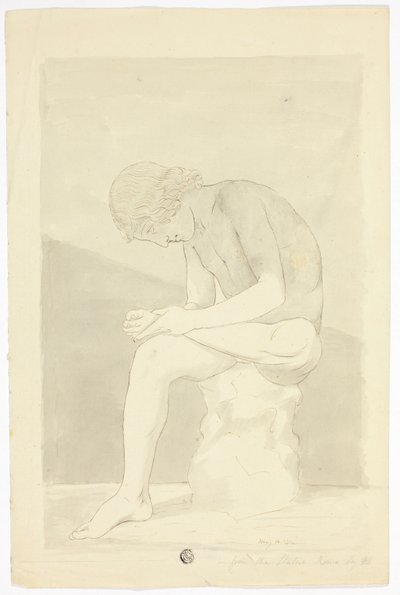 The Thorn-Picker (Lo Spinario) by John Downman
