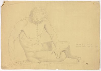 Statue of the Dying Gaul by John Downman