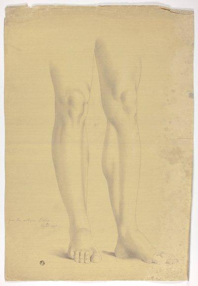 Legs after Antique Statue of Standing Figure by John Downman