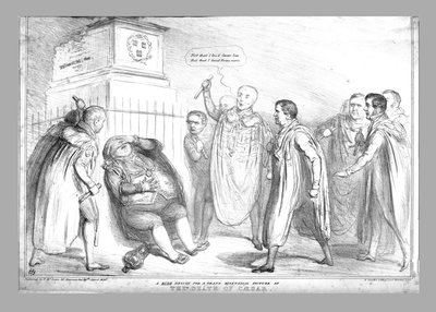 A Rude Design for a Grand Historical Picture of The Death of Caesar by John Doyle