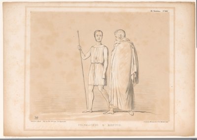Caricature with Lord Lincoln and Sir Robert Peel by John Doyle