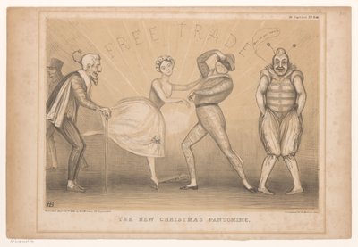Caricature with Christmas Scene (The New Christmas Pantomime) (HB Sketches series) by John Doyle