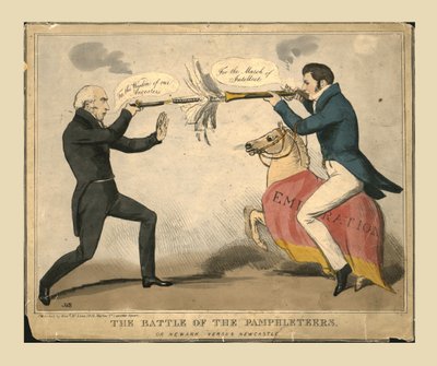 The Battle of the Pamphleteers. Or Newark versus Newcastle by John Doyle