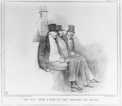 You May Know a Man by the Company He Keeps, 1833 by John Doyle