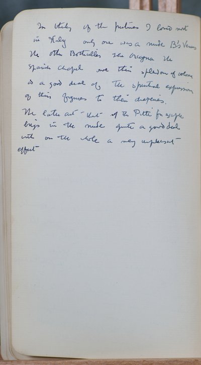 Sketch book containing 60 sketches and illustrations, writings on tempera paint and artists including Botticelli by John Duncan