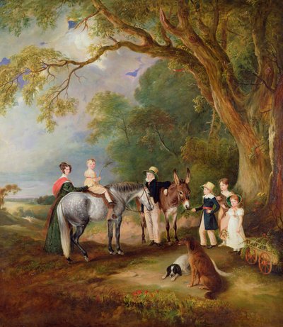 Miss Catherine Herrick with her Nieces and Nephews by John E. Ferneley