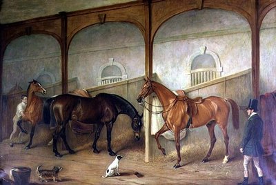 Stable Interior by John E. Ferneley