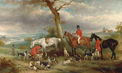 Thomas Wilkinson, M.F.H., with the Hurworth Foxhounds by John E. Ferneley