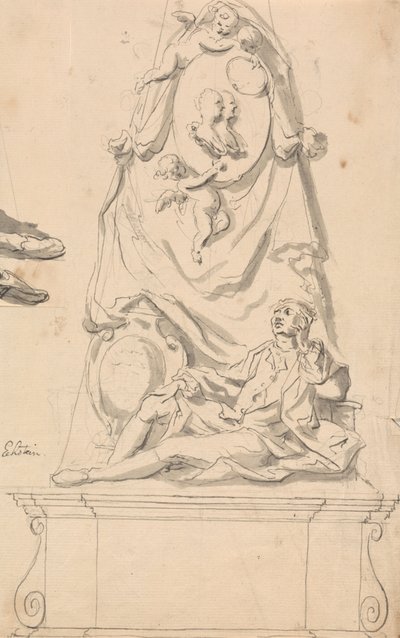 Design for Funerary Monument by John Eckstein