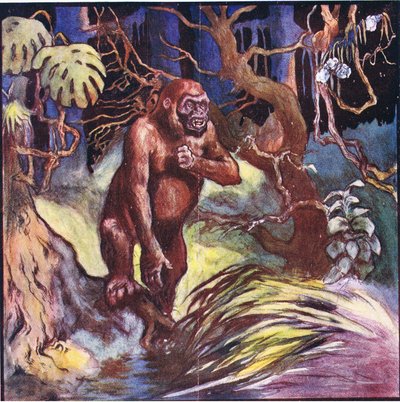 Before us stood an immense gorilla by John Edwin Noble