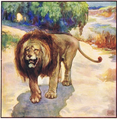 I was aware for a single instance only that the lion was coming by John Edwin Noble