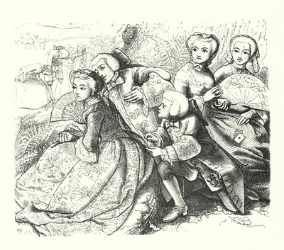 The Talking Oak by John Everett (after) Millais