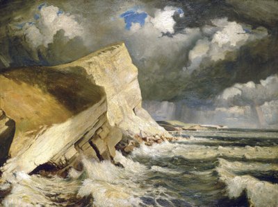 Lulworth Creek, in Dorset by John Everett